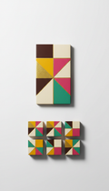 Matcha mosaic chocolate bar