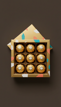 Gallery gold caramel bonbons box