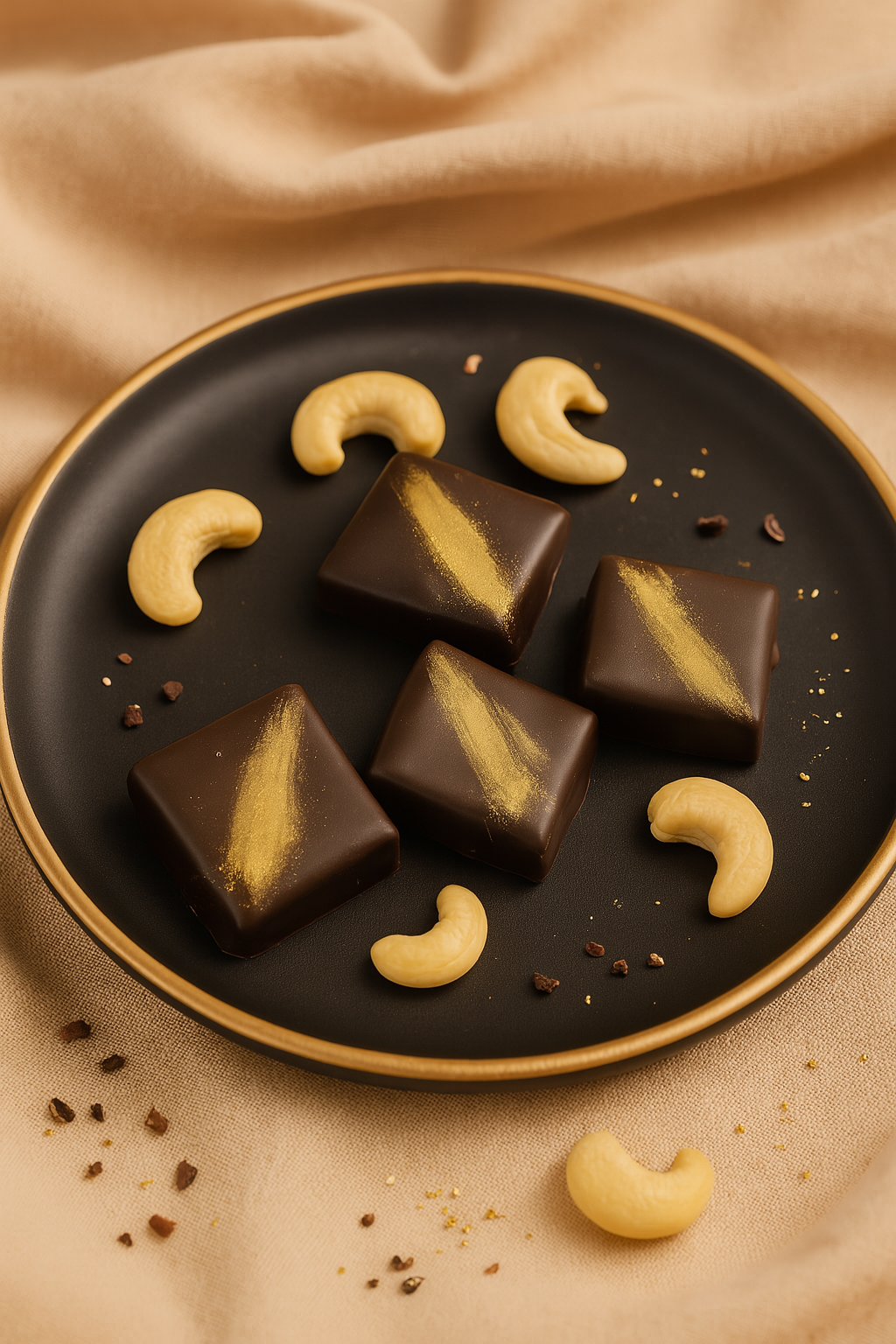 NUTTY CASHEW PRALINES