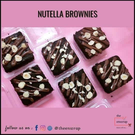 NUTELLA BROWNIE 6 PCS